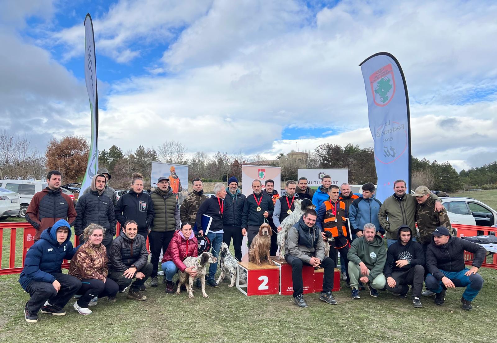 NAVARRA ACOGE CON &Eacute;XITO EL CAMPEONATO INTERAUTON&Oacute;MICO DE BECADAS EN EL PATRIMONIO FORESTAL DE SABAIZA